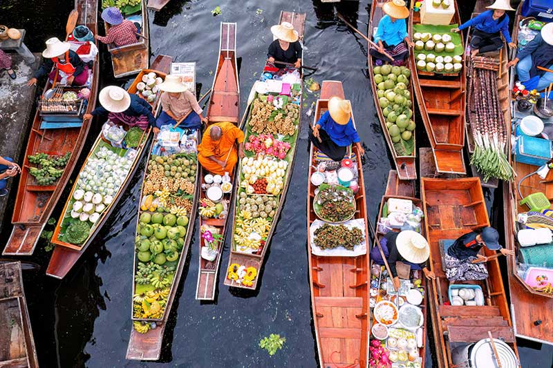  Damnoen Saduak Floating Markets