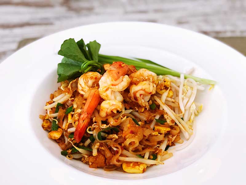 Here's a simple recipe for Pad Thai that serves 2-3 people